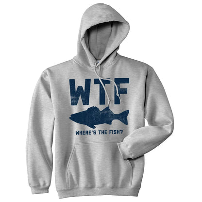 WTF: Where's The Fish, Mens Fishing T shirt, Funny Fishing Shirt, Fishing Graphic Tee, Fisherman Gifts, Present For fisherman, Good Catch